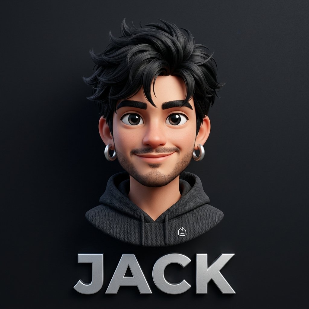 Jack 3D Portfolio Mockup